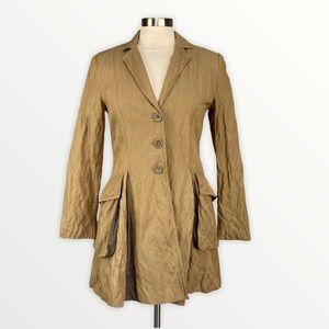 CAbi Womens Treasure Hunter Collector 840 Steampunk Trench Coat size Small